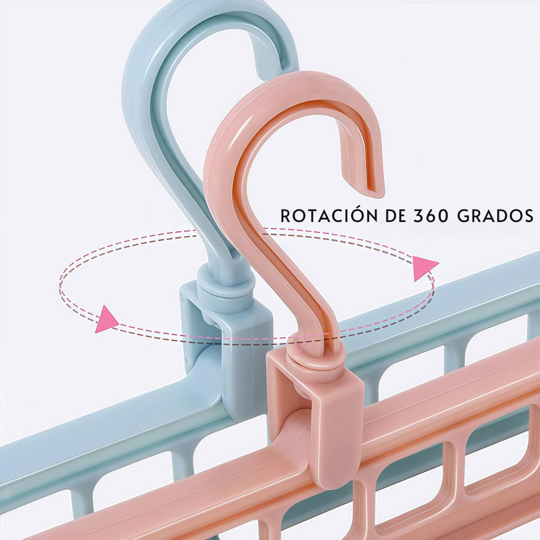 9-en-1 PerchaPlus Ahorra Espacio